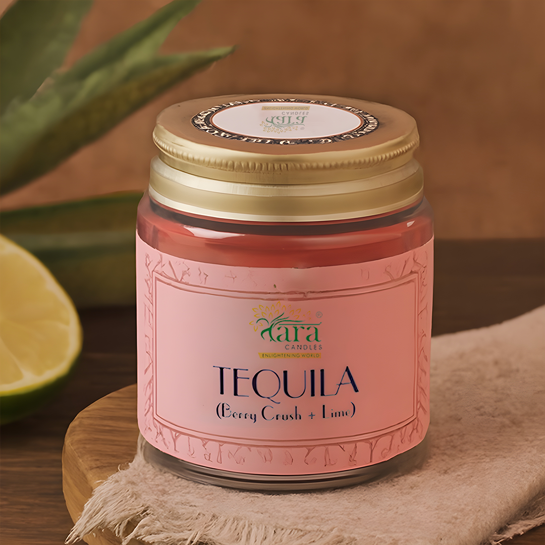 Tequila | 1 Wick Scented Candle | Screw Lid Glass Jar | 30+ Burning Hours