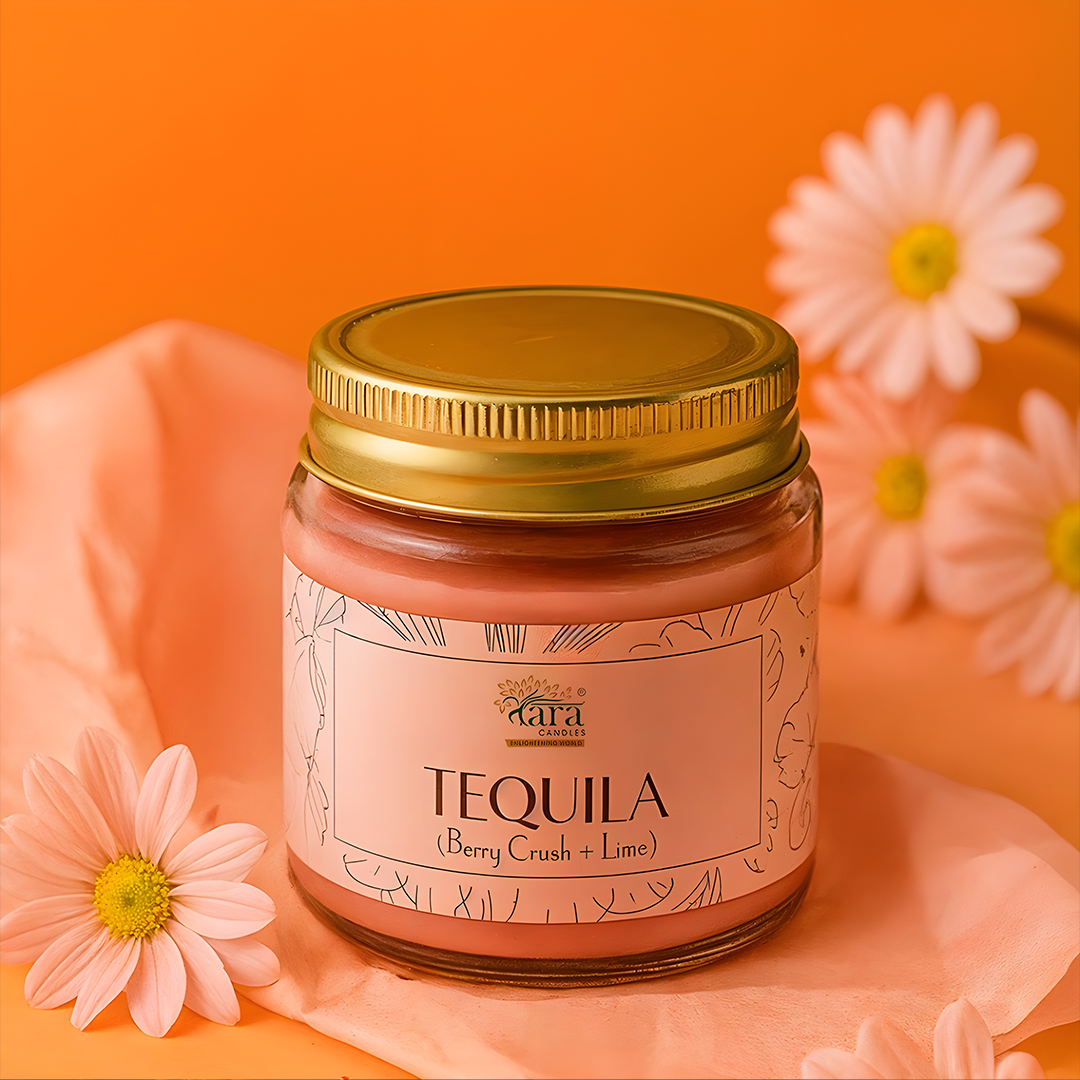 Tequila | 1 Wick Scented Candle | Screw Lid Glass Jar | 30+ Burning Hours