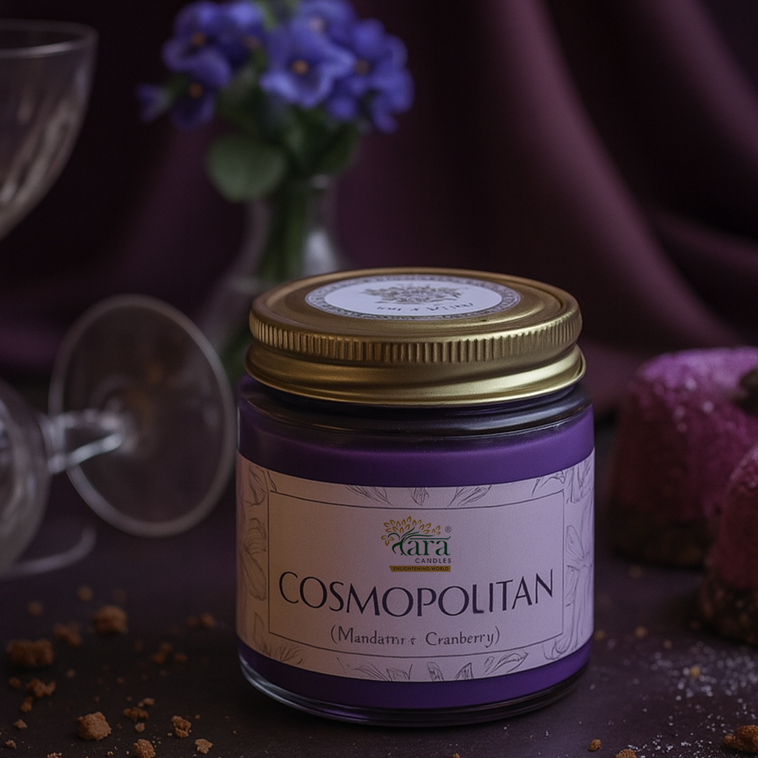 Cosmopolitan | 1 Wick Scented Candle | Screw Lid Glass Jar | 30+ Burning Hours
