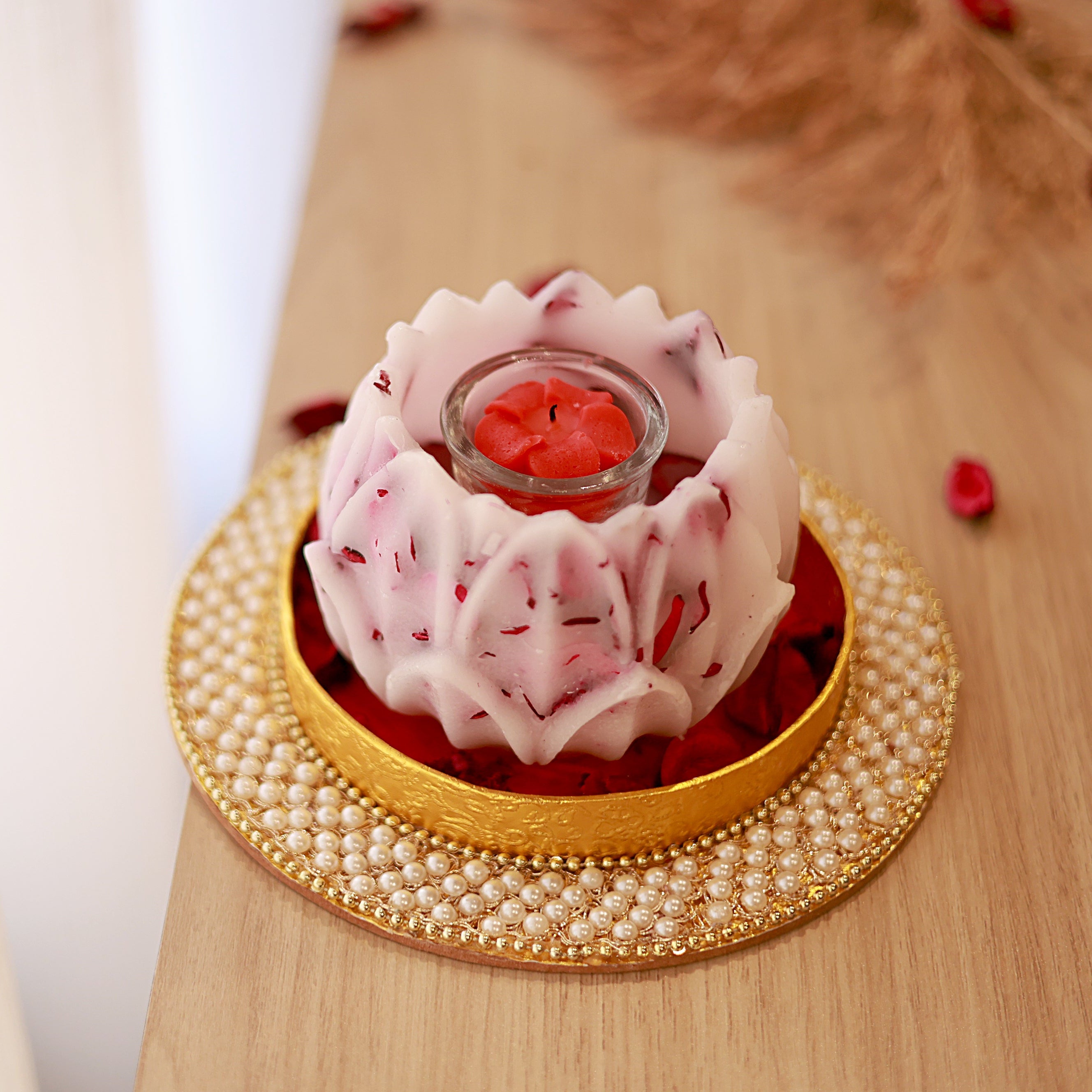 Mahalaxmi Lotus | 1 Wick Scented Candle | Divine Collection