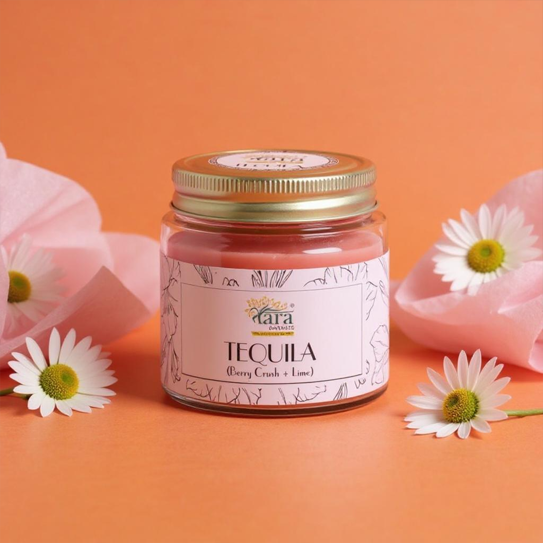 Tequila | 1 Wick Scented Candle | Screw Lid Glass Jar | 30+ Burning Hours
