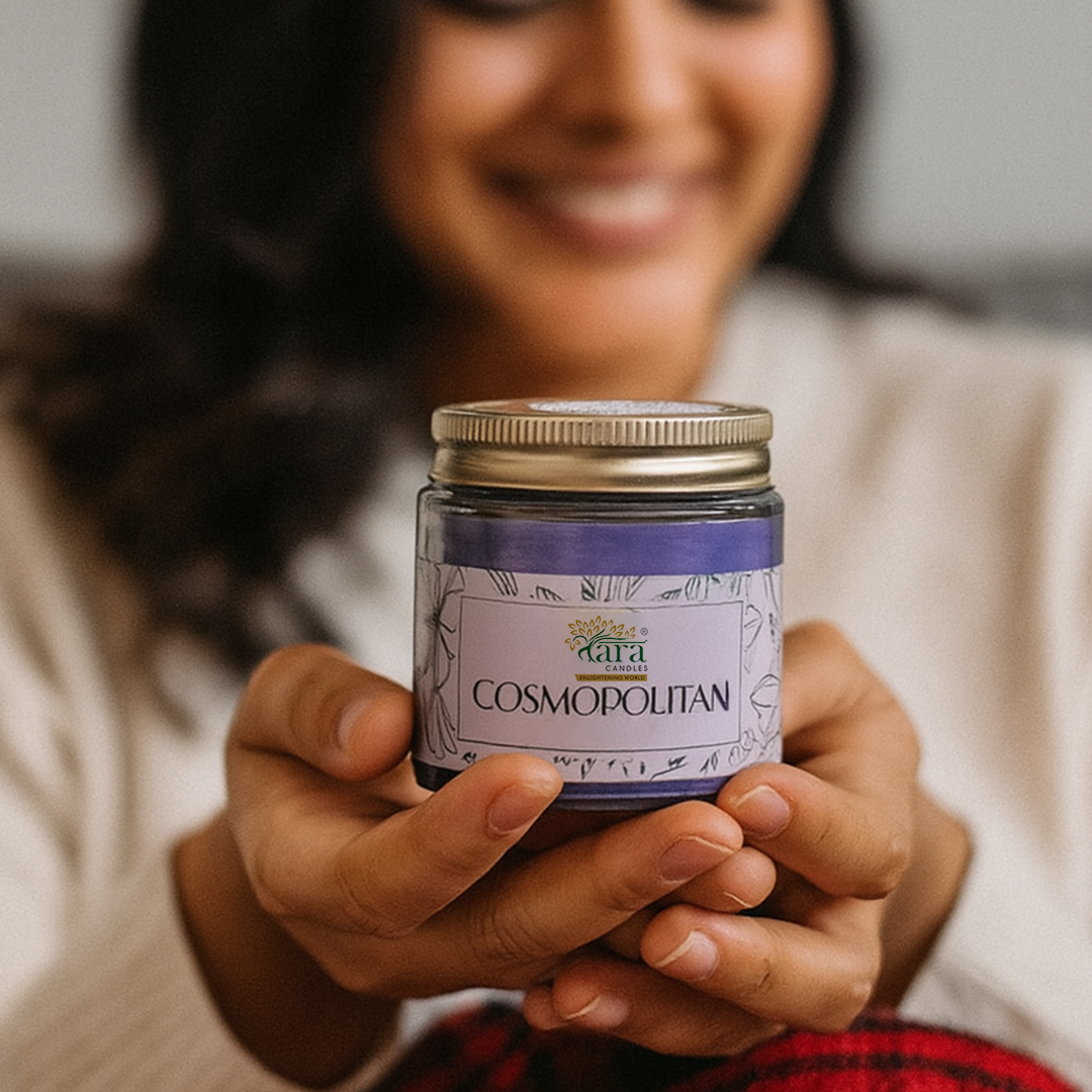 Cosmopolitan | 1 Wick Scented Candle | Screw Lid Glass Jar | 30+ Burning Hours