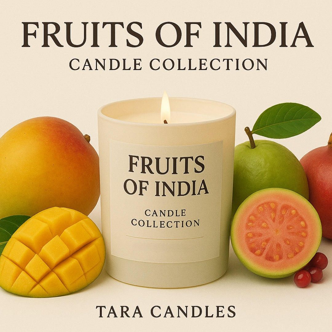 Baghalpur Ke Annanas - 1 Wick Scented Candle - Plain Glass Jar - Tara Candles
