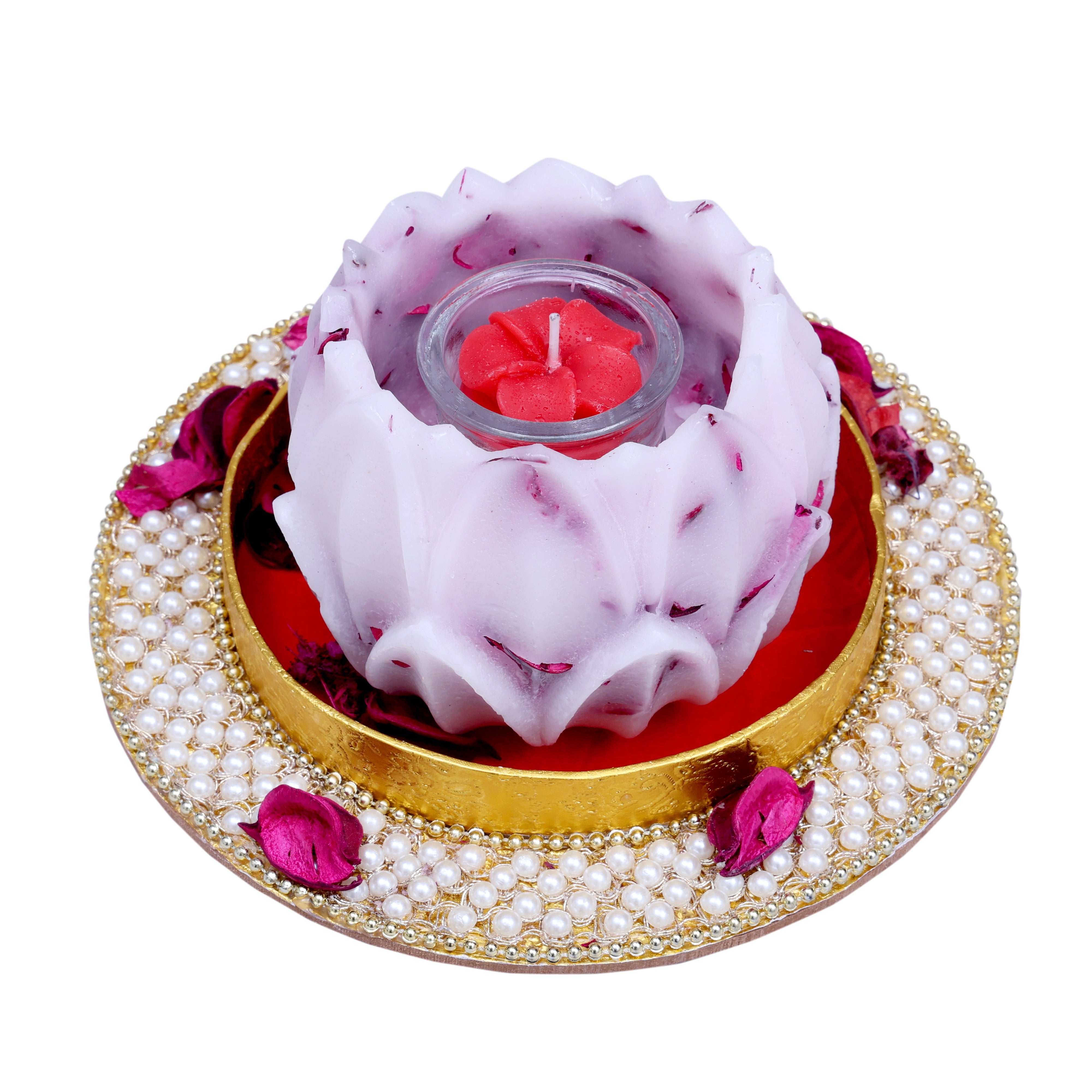 Mahalaxmi Lotus | 1 Wick Scented Candle | Divine Collection