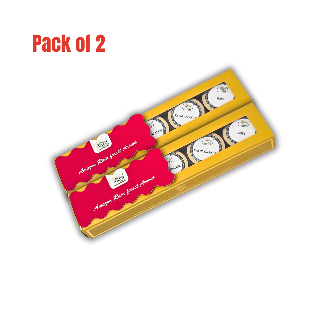 Amazon Rainforest Aroma Collection - 2 | Scented Tin Candle | Set of 5 | Single Wick