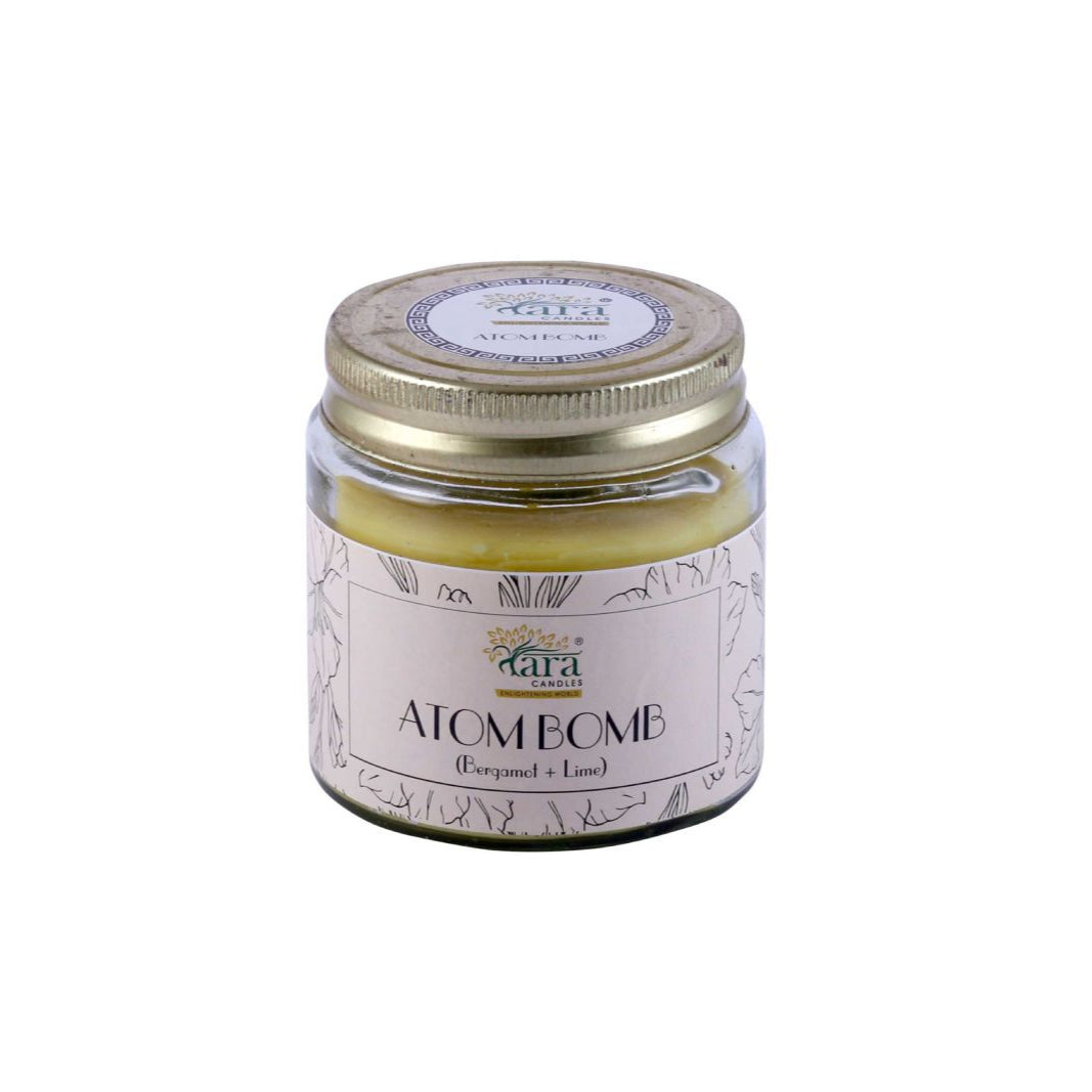 Atombomb - 1 Wick Scented Candle - Plain Glass Jar - Tara Candles
