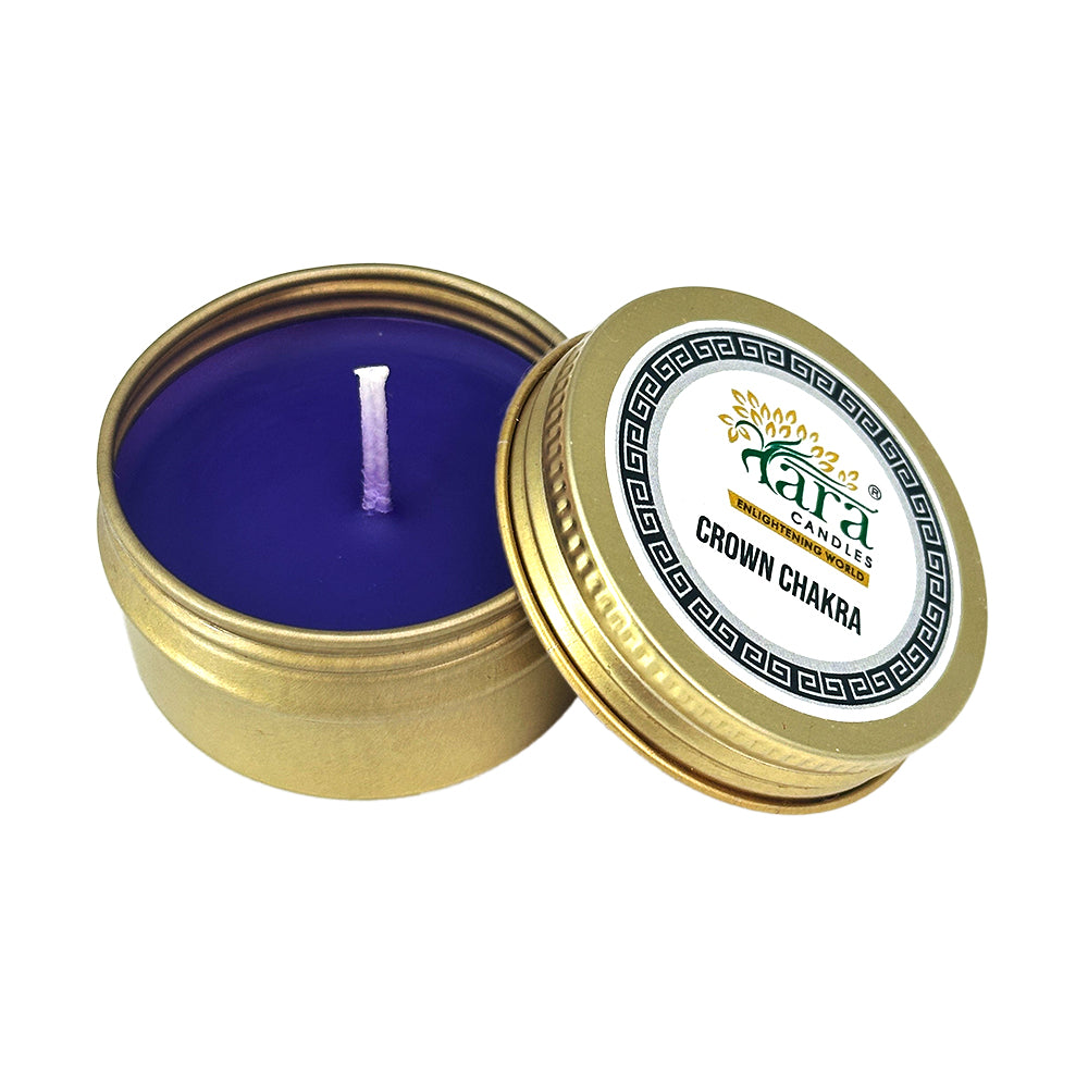 Body Chakra Candle - Scented Tin Candle - Set of 5 - Tara Candles