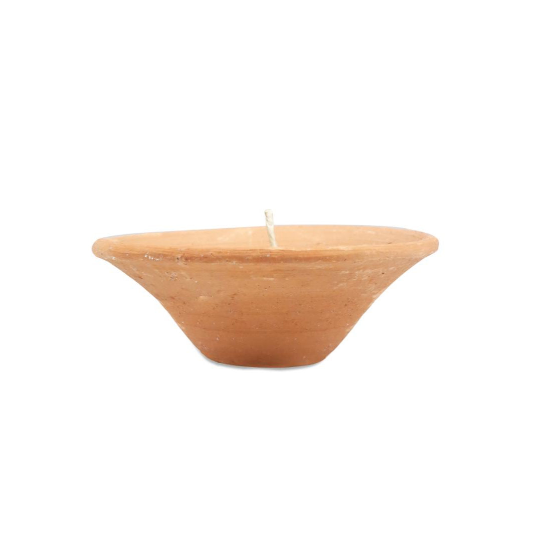 Citronella - 1 Wick Scented Candle -  Earthen Jar - Tara Candles