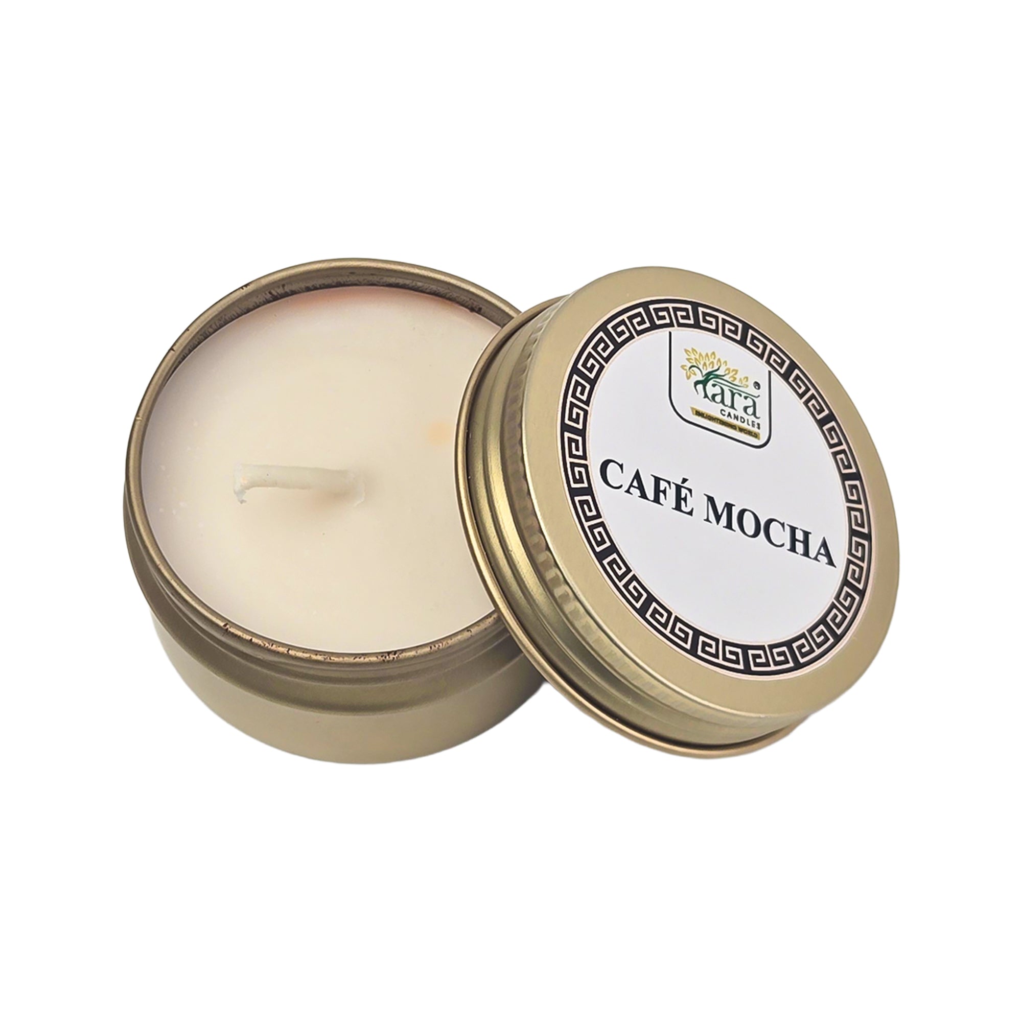 Coffee Treasure Aroma Collection | Scented Tin Candle | Set of 5 | Single Wick
