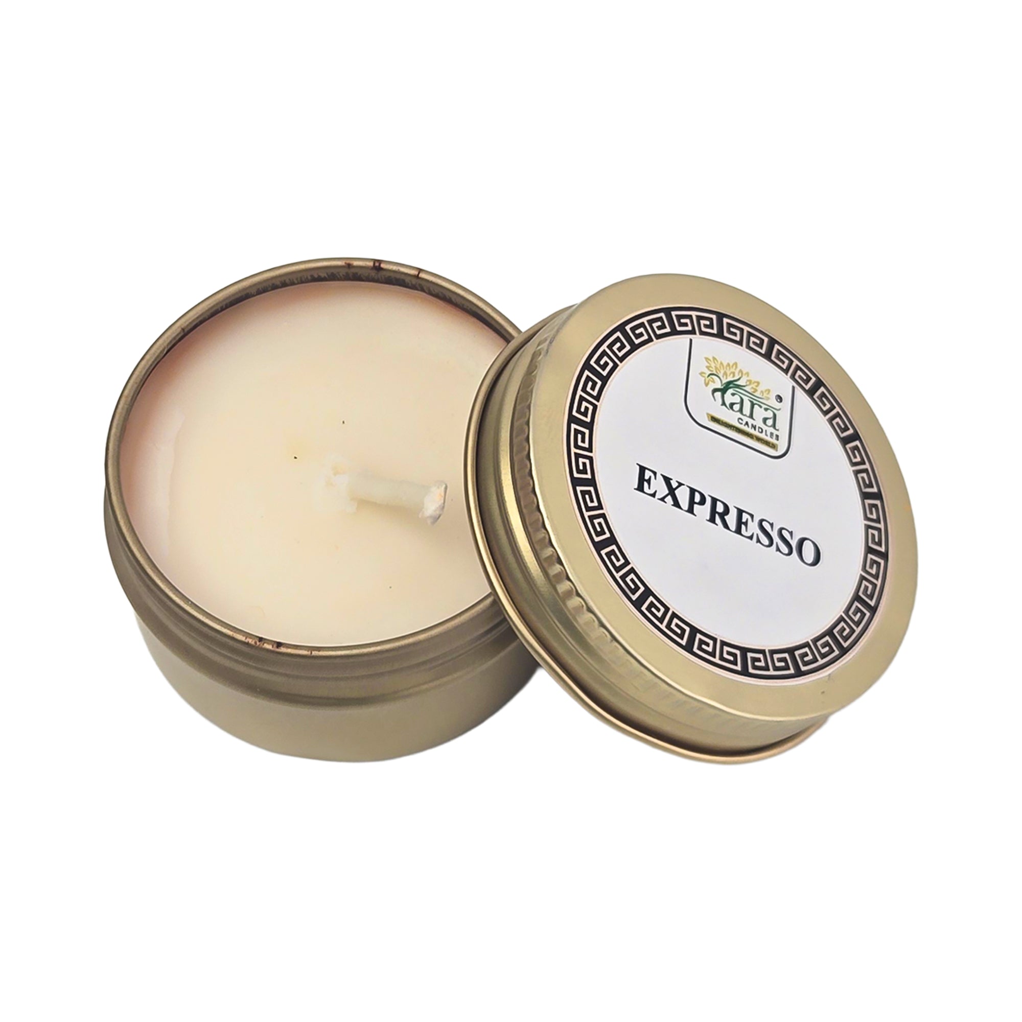 Coffee Treasure Aroma Collection | Scented Tin Candle | Set of 5 | Single Wick