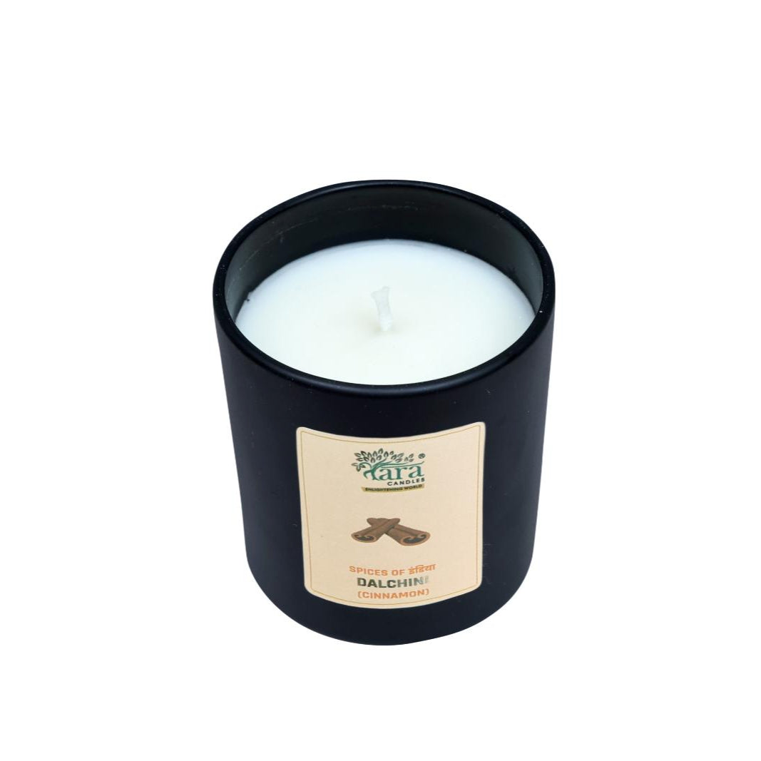 Dalchini - 1 Wick Scented Candle - Amber Glass Jar - Medium - Tara Candles