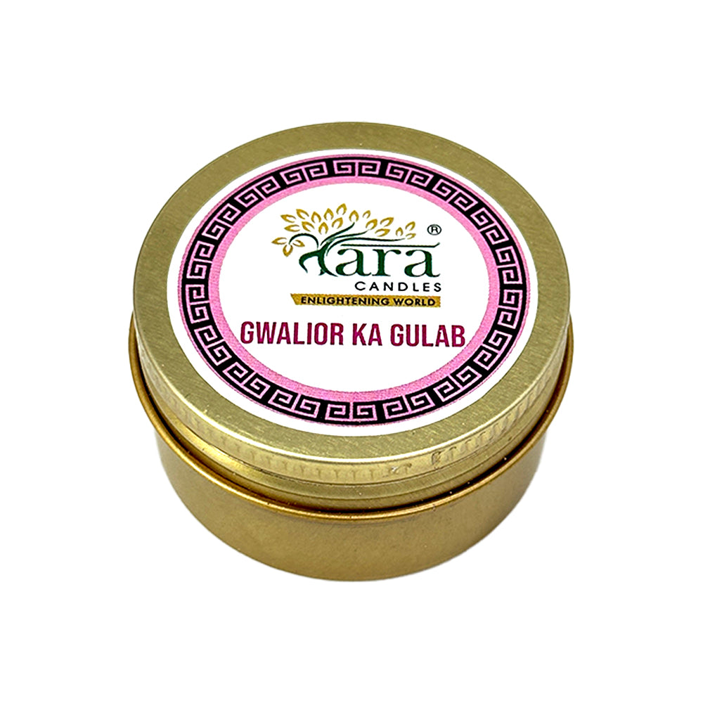 Flowers of India - Scented Tin Candle - Set of 5 - Tara Candles