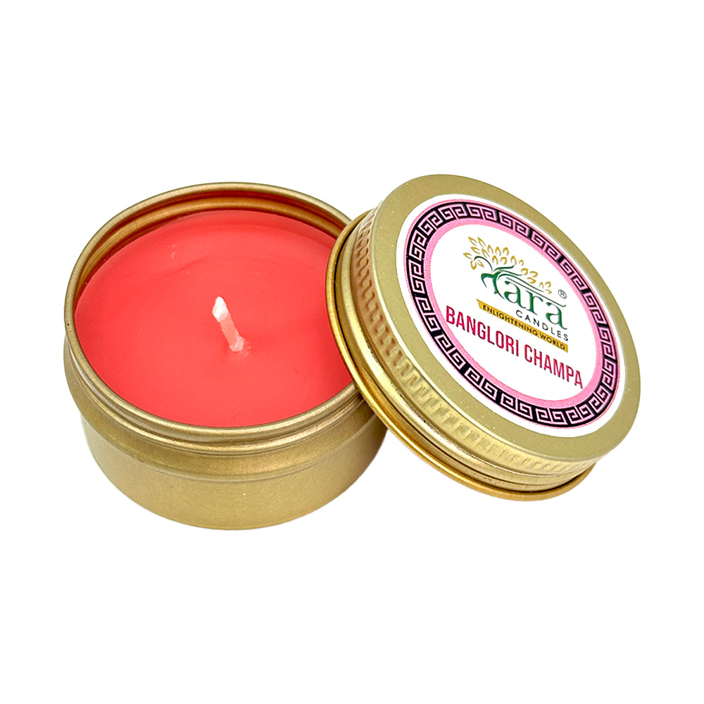 Flowers of India - Scented Tin Candle - Set of 5 - Tara Candles