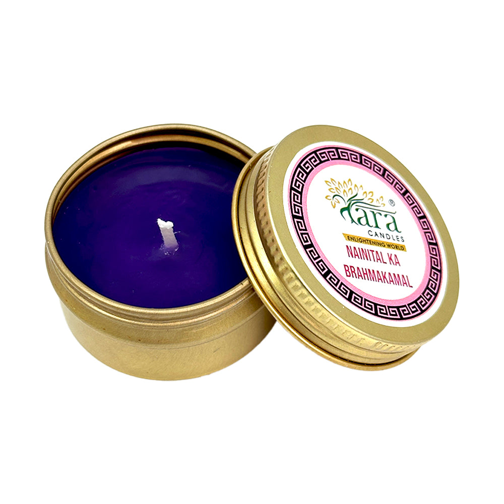 Flowers of India - Scented Tin Candle - Set of 5 - Tara Candles