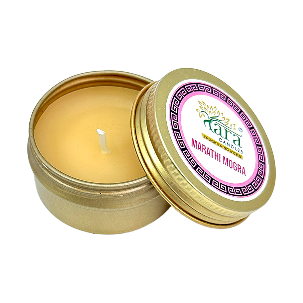 Flowers of India - Scented Tin Candle - Set of 5 - Tara Candles
