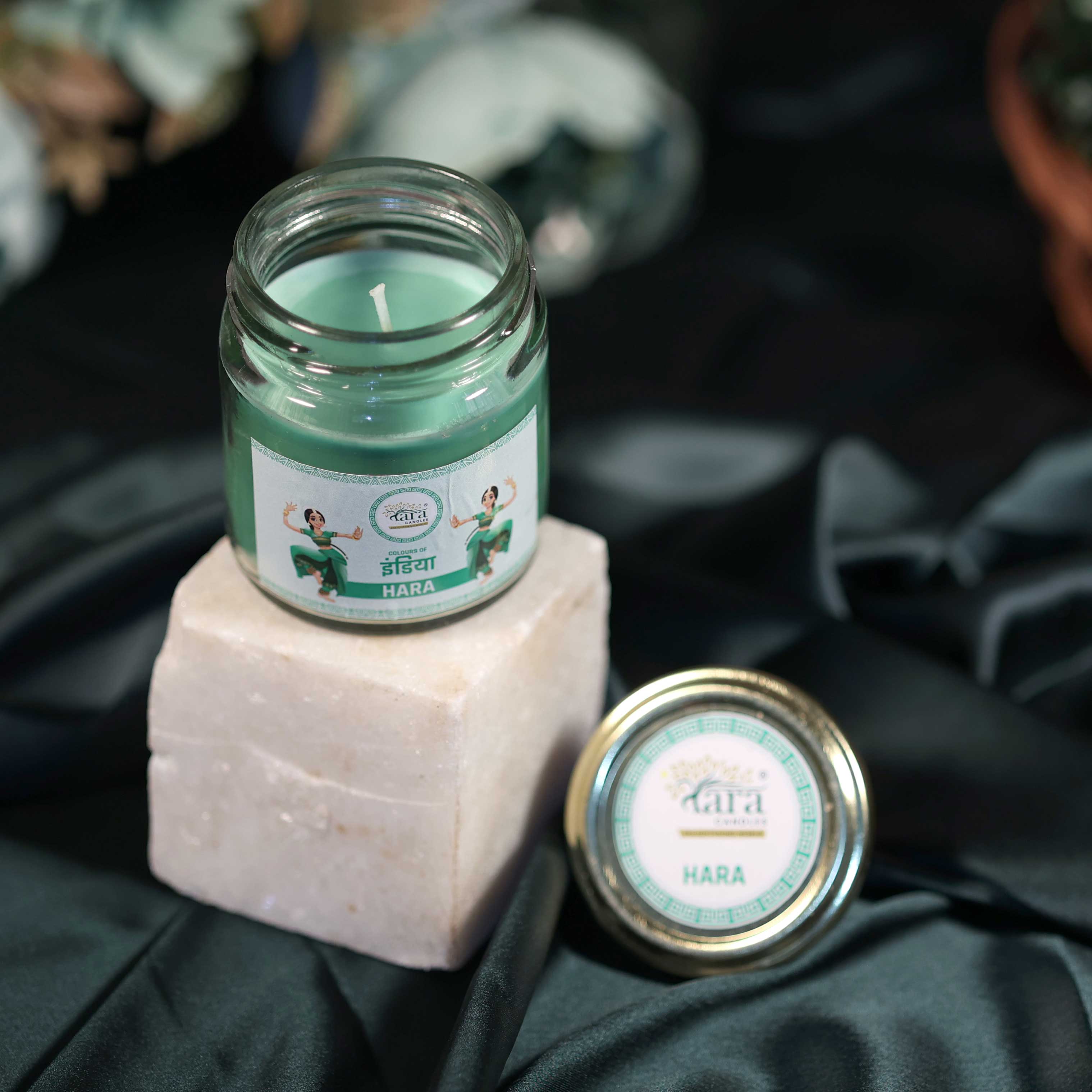 Hara - 1 Wick Scented Candle - Plain Glass Jar - Tara Candles
