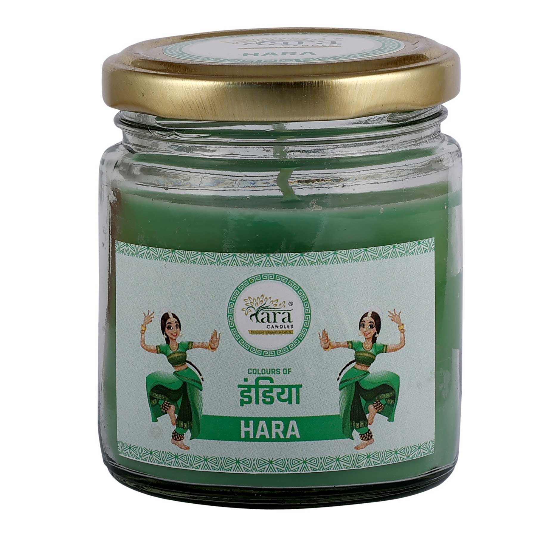 Hara - 1 Wick Scented Candle - Plain Glass Jar - Tara Candles
