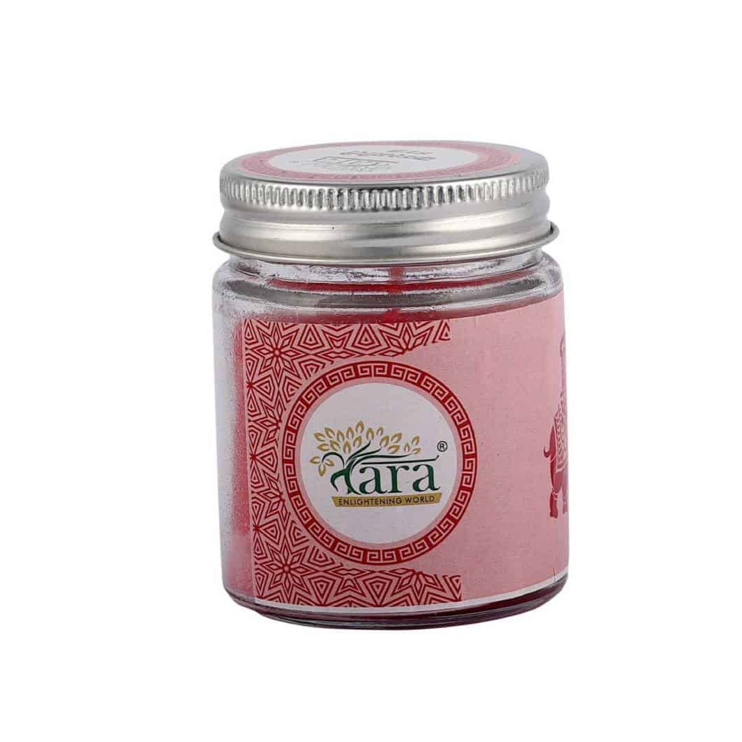 Kashmiri Seb - 1 Wick Scented Candle - Plain Glass Jar - Tara Candles