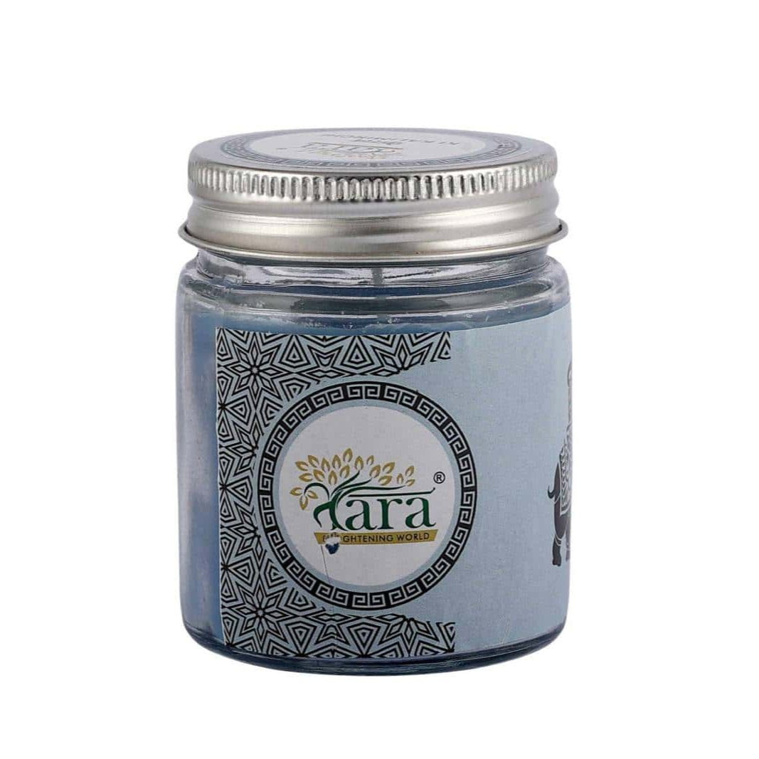 Keral Ki Kalimirchi - 1 Wick Scented Candle - Plain Glass Jar - Tara Candles