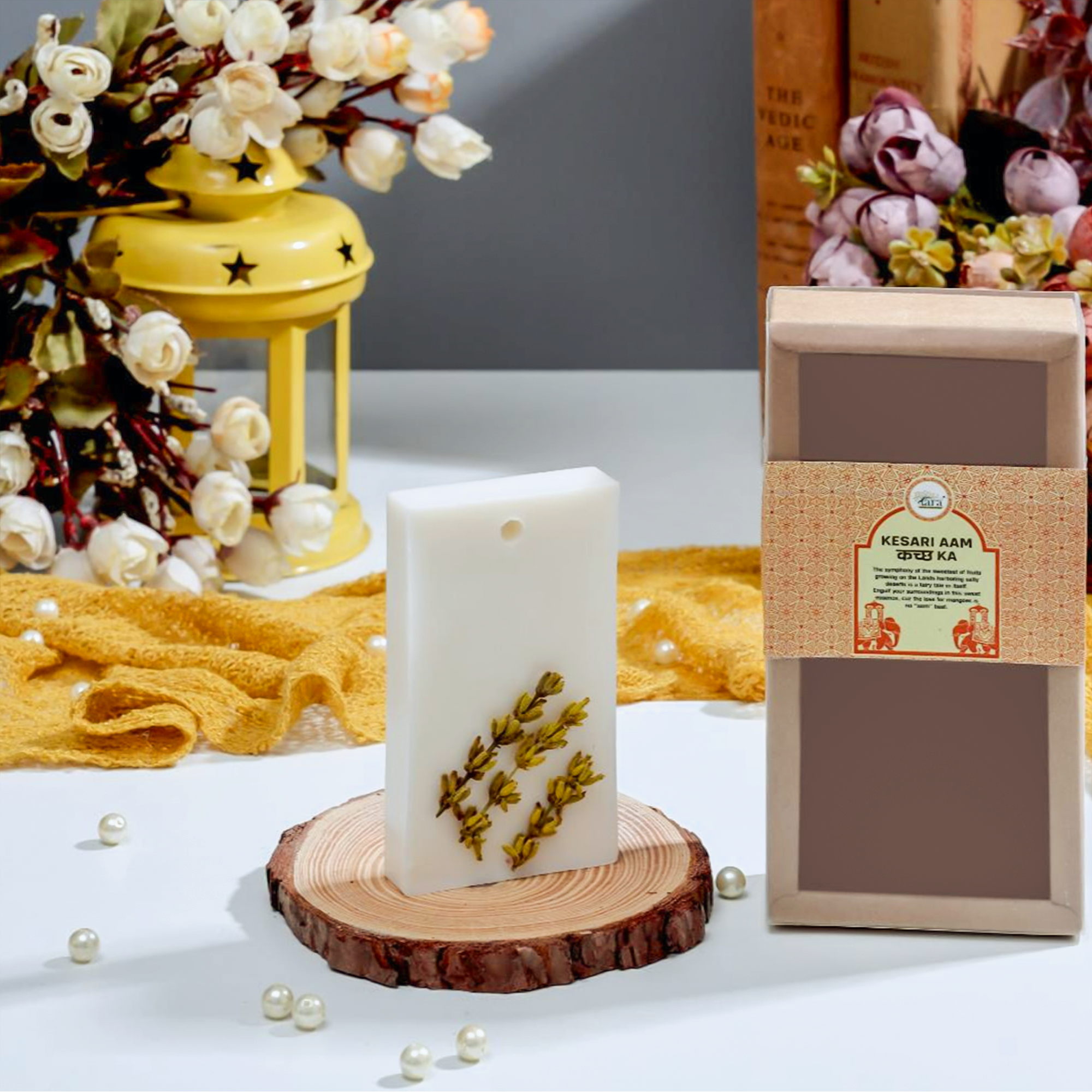 Kashmiri Seb - Aroma Wax Bar - Tara Candles
