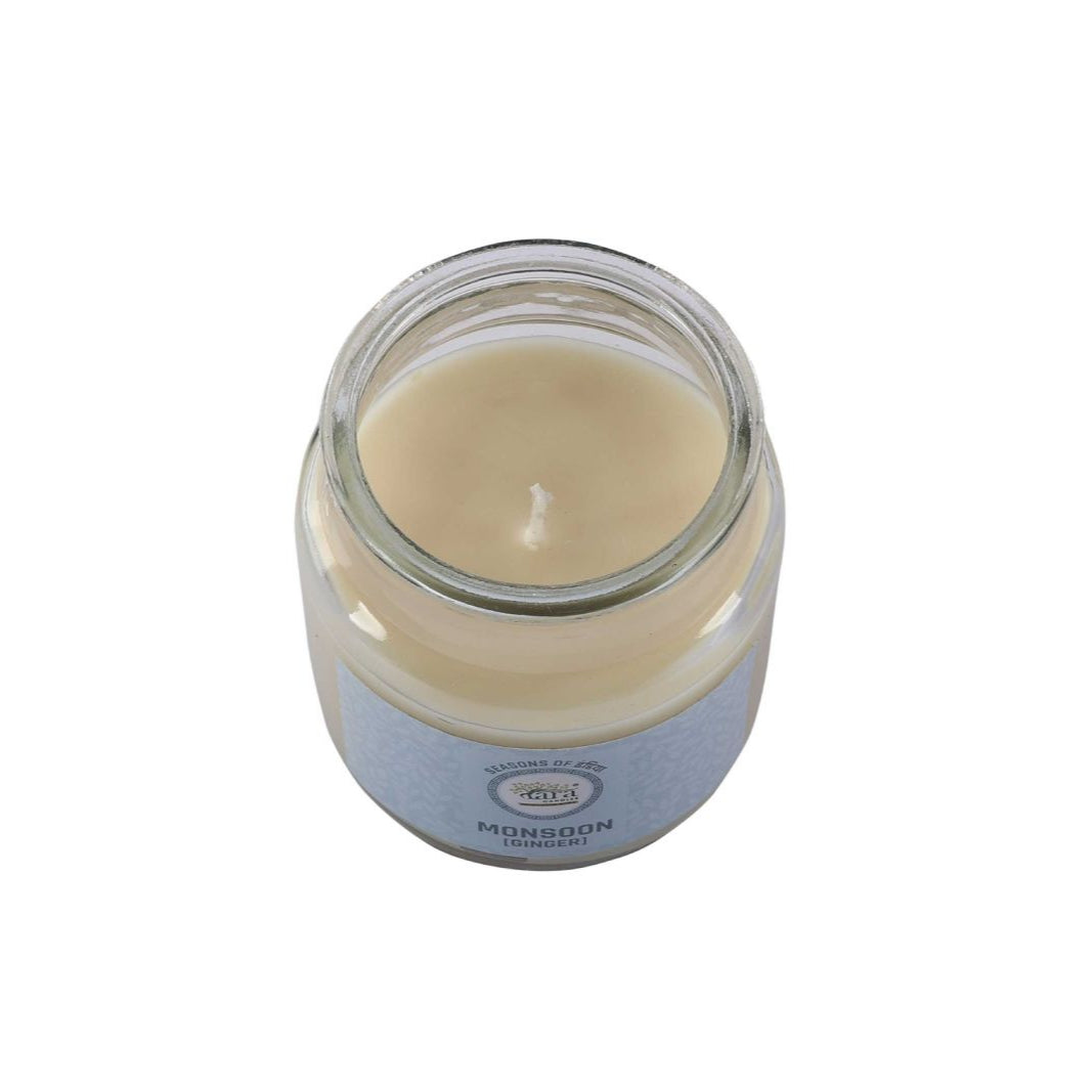 Monsoon Ginger - 1 Wick Scented Candle - Irish Glass Jar - Tara Candles
