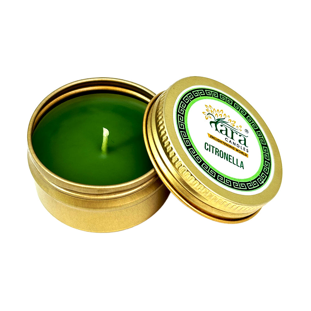 Mosquitos Repellant - Scented Tin Candle - Set of 5 - Tara Candles