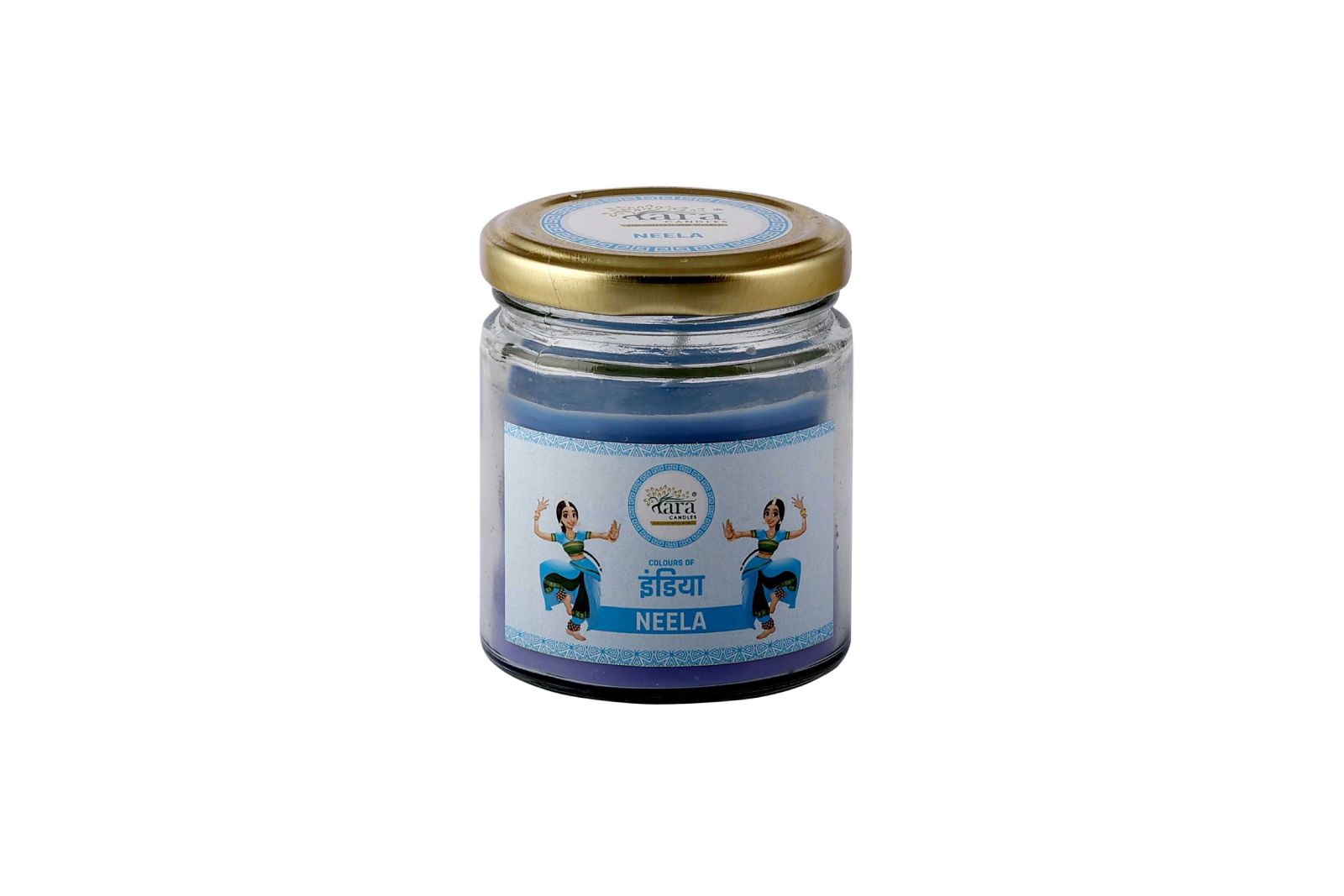 Neela - 1 Wick Scented Candle - Plain Glass Jar - Tara Candles
