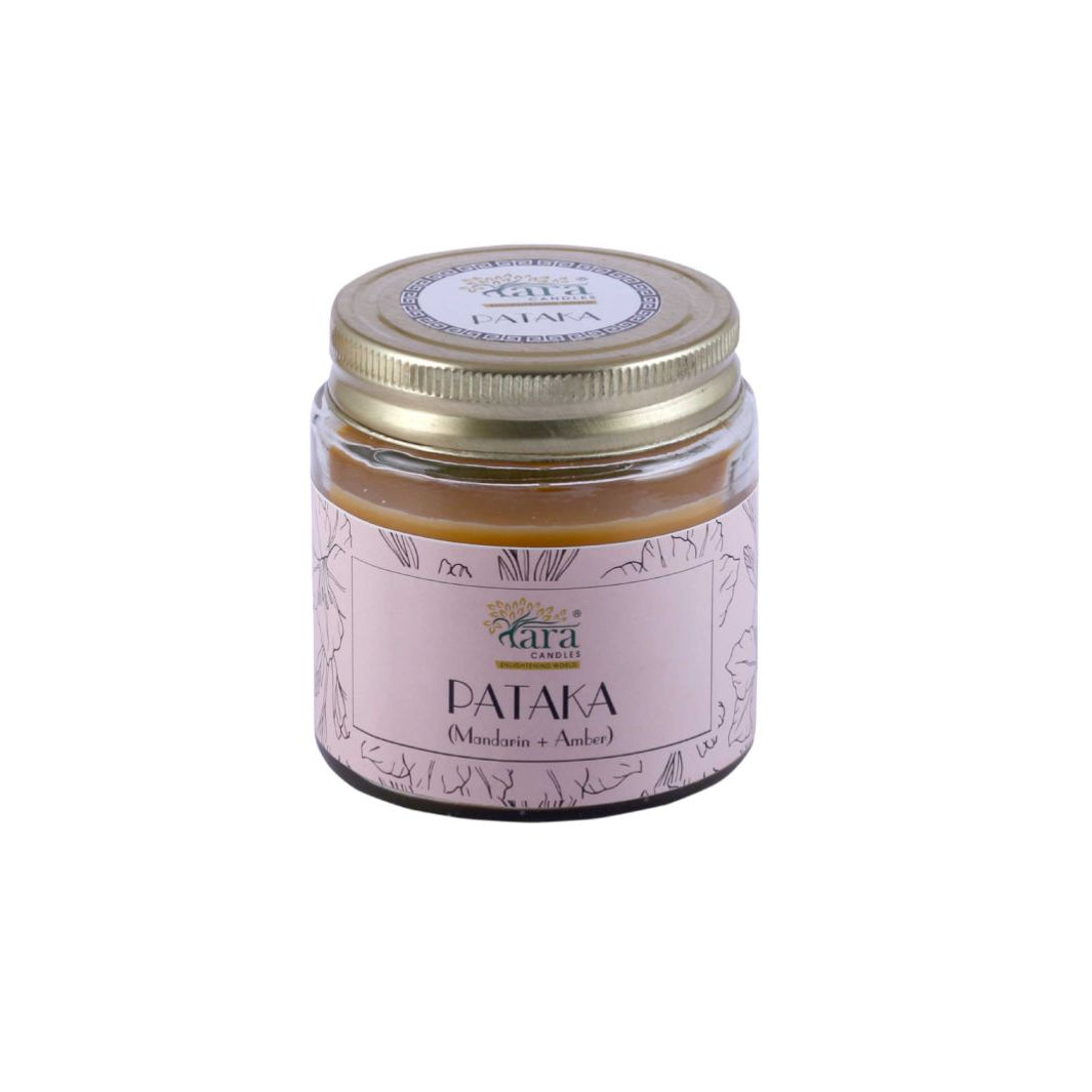 Pataka - 1 Wick Scented Candle - Plain Glass Jar - Tara Candles
