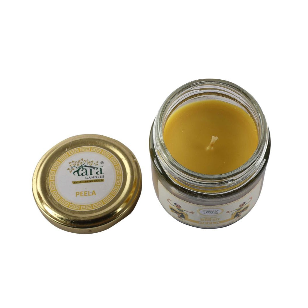 Peela - 1 Wick Scented Candle - Plain Glass Jar - Tara Candles

