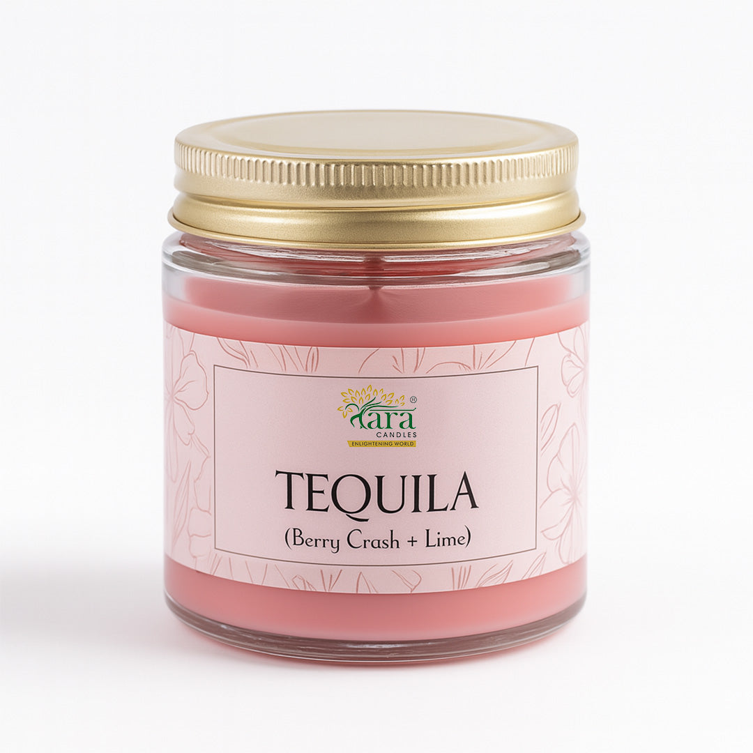 Tequila | 1 Wick Scented Candle | Screw Lid Glass Jar | 30+ Burning Hours