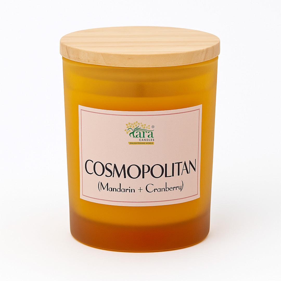 Cosmopolitan | 1 Wick Scented Candle | Frosted Glass Jar | 30+ Burning Hours