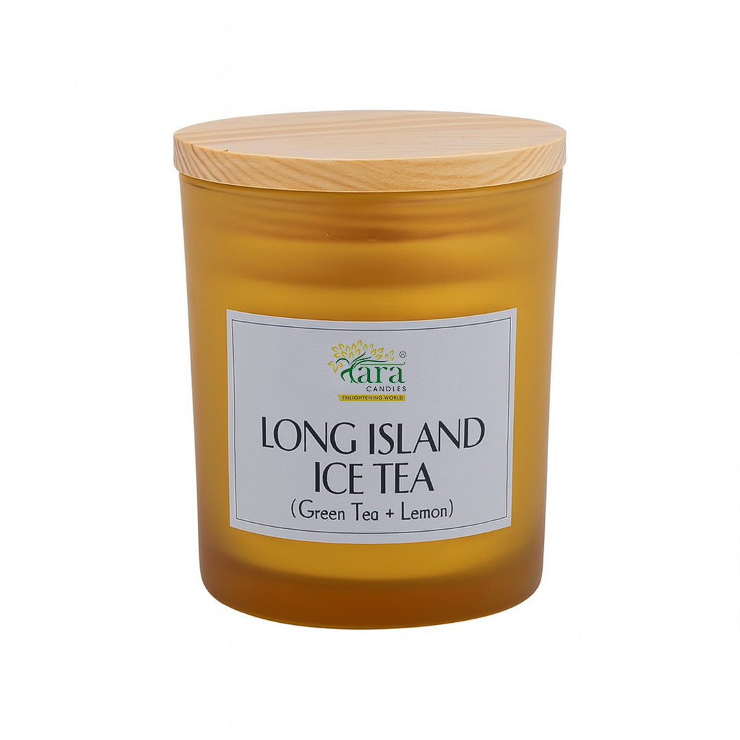 Long Island Ice Tea | 1 Wick Scented Candle | Frosted Glass Jar | 30+ Burning Hours