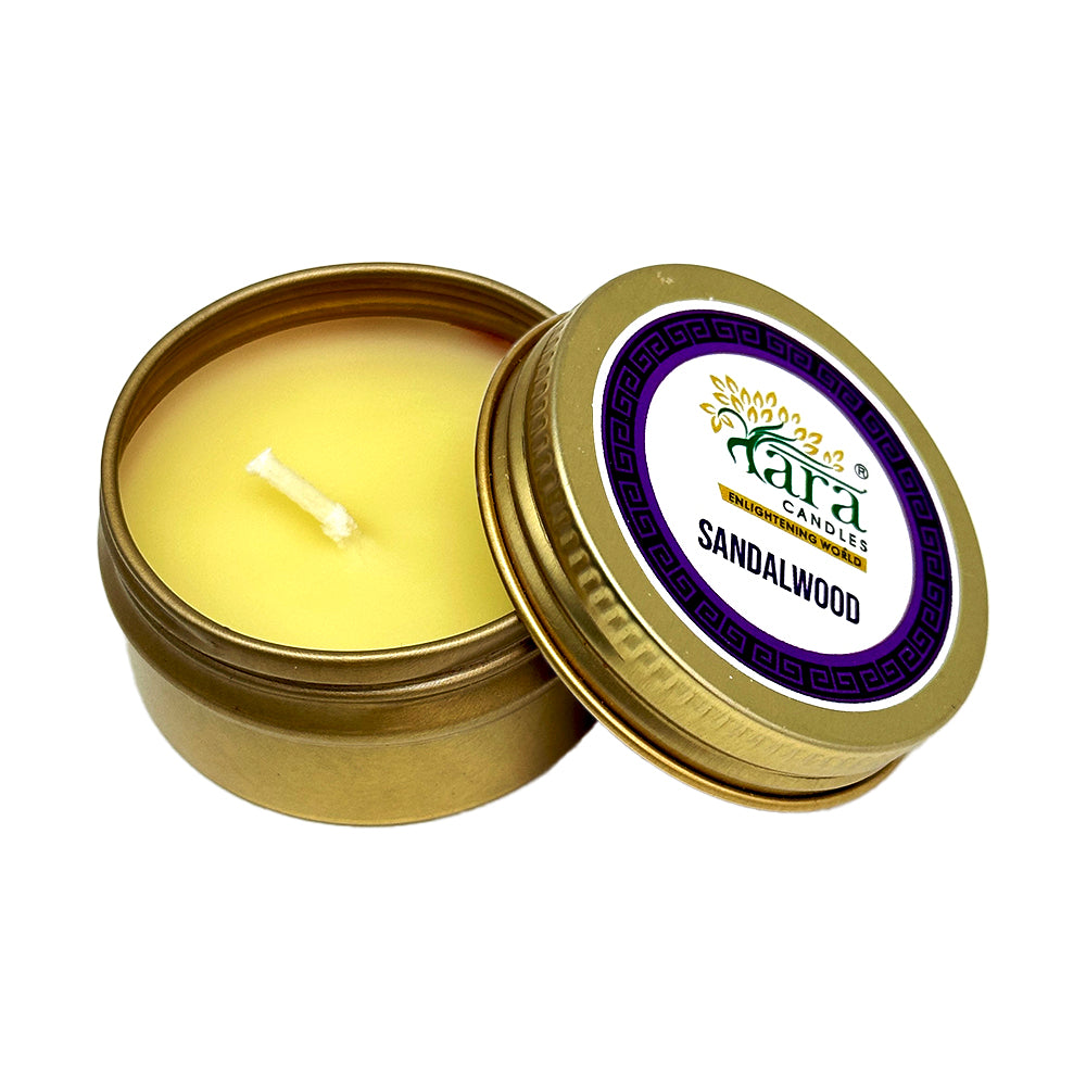 Wellness of India - Scented Tin Candle - Set of 5 - Tara Candles