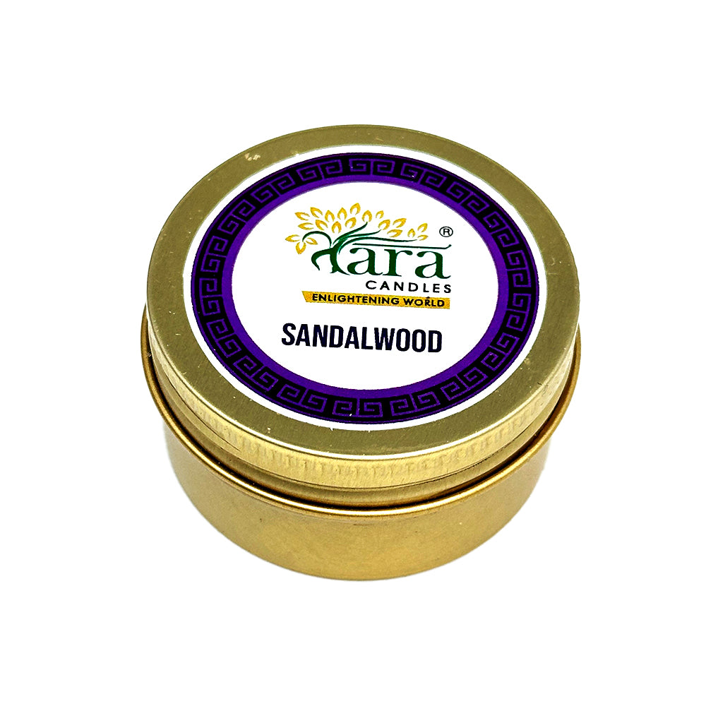 Wellness of India - Scented Tin Candle - Set of 5 - Tara Candles