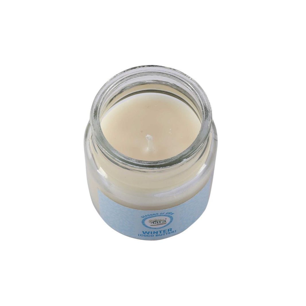 Winter Cocobutter - 1 Wick Scented Candle - Irish Glass Jar - Tara Candles
