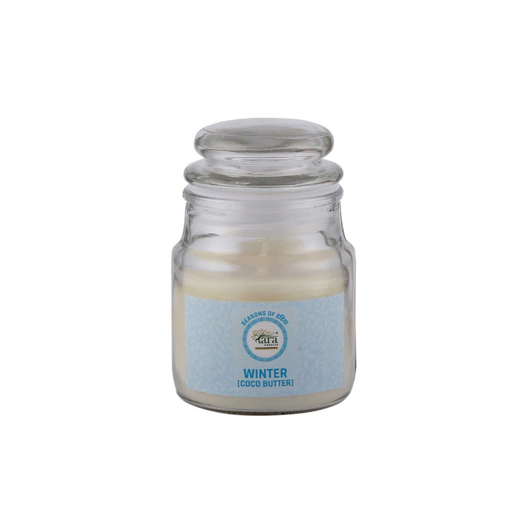 Winter Cocobutter - 1 Wick Scented Candle - Irish Glass Jar - Tara Candles
