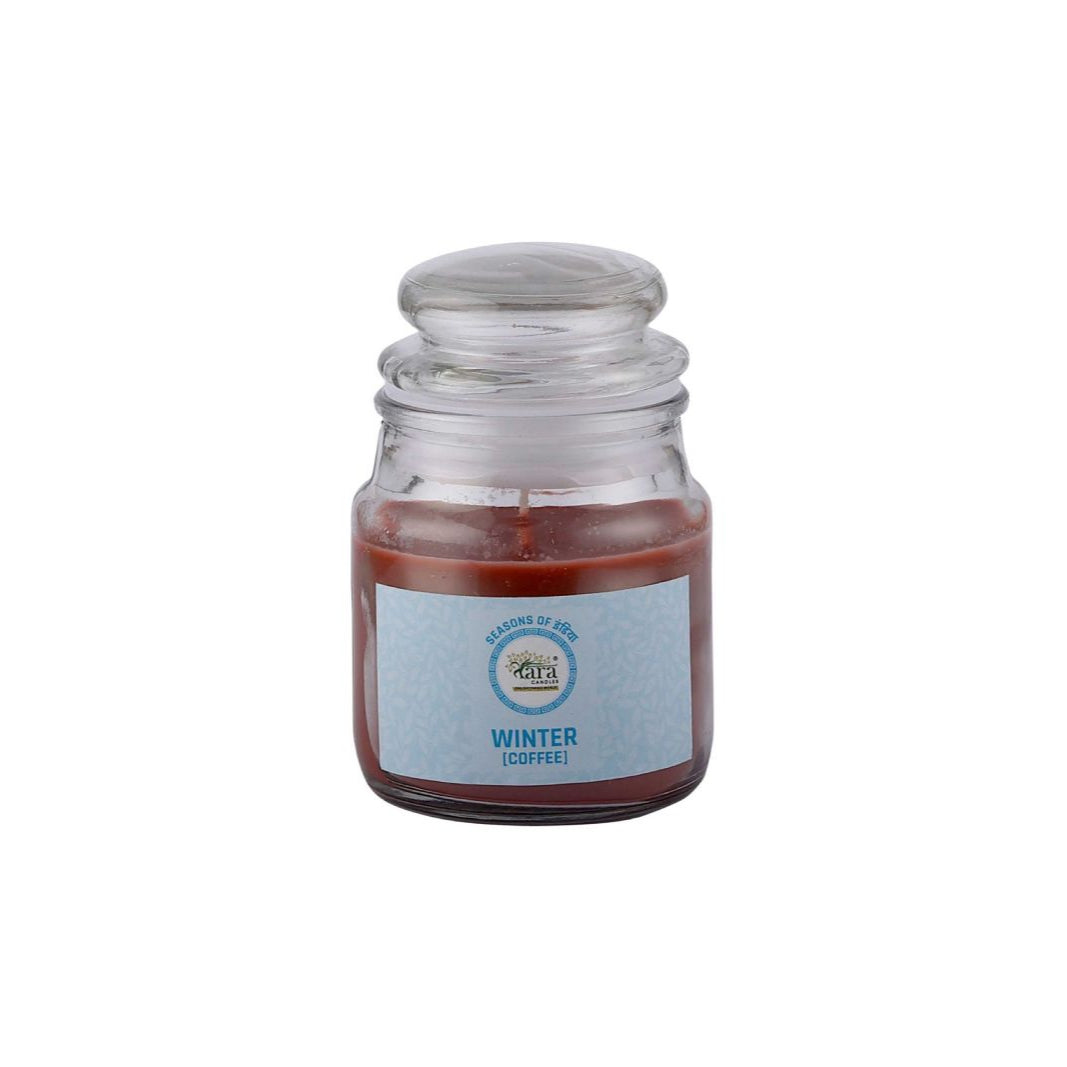 Winter Coffee - 1 Wick Scented Candle - Irish Glass Jar - Tara Candles

