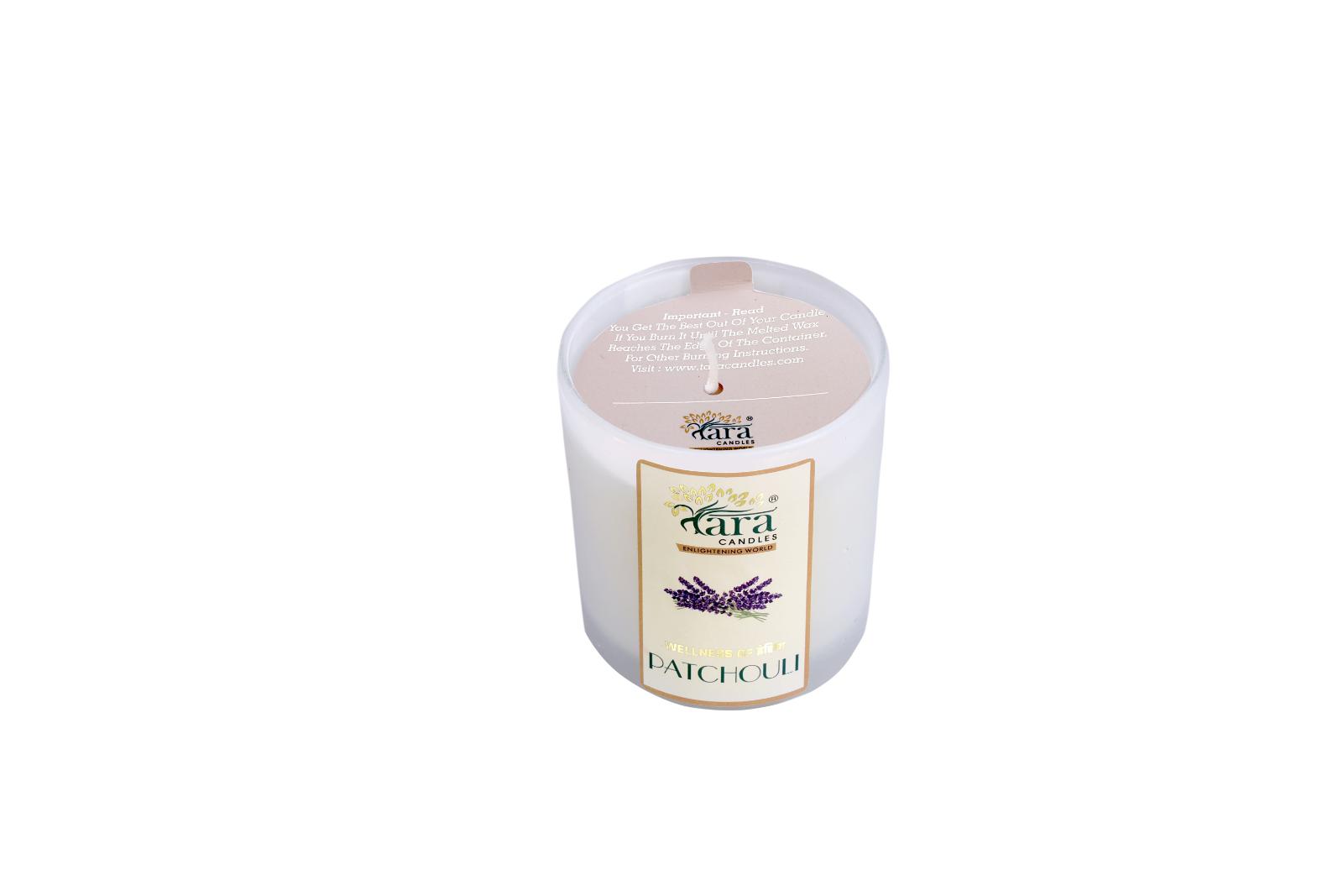Patchouli | 1 Wick Scented Candle | Frosted Glass Jar