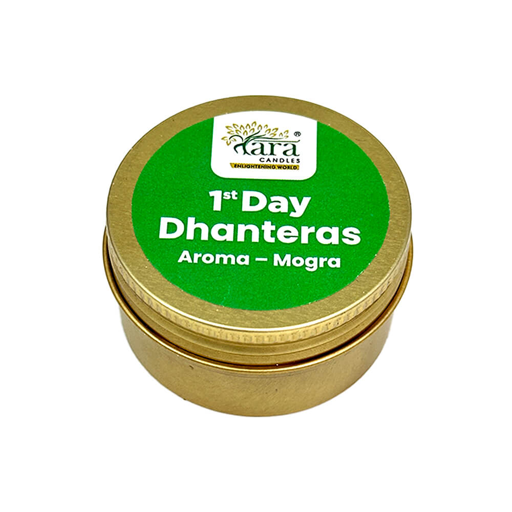 Tara Diwali Celebration of 5 Days Tin Aromatic Candle Gift Pack