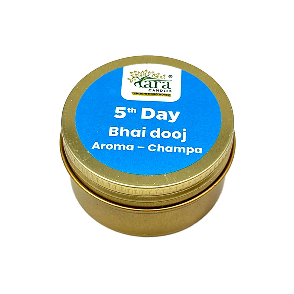 Tara Diwali Celebration of 5 Days Tin Aromatic Candle Gift Pack