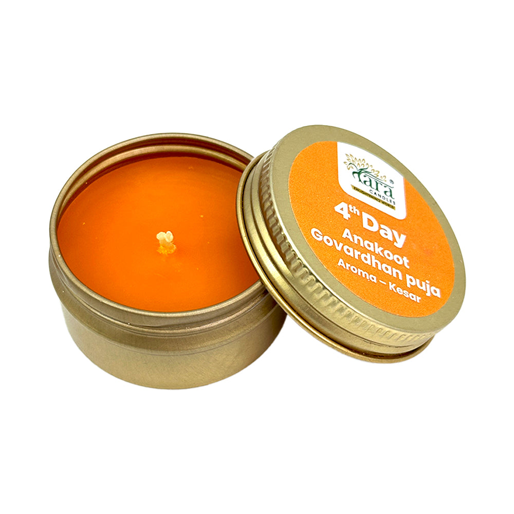 Tara Diwali Celebration of 5 Days Tin Aromatic Candle Gift Pack
